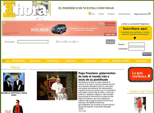 Hispanic Newspaper online